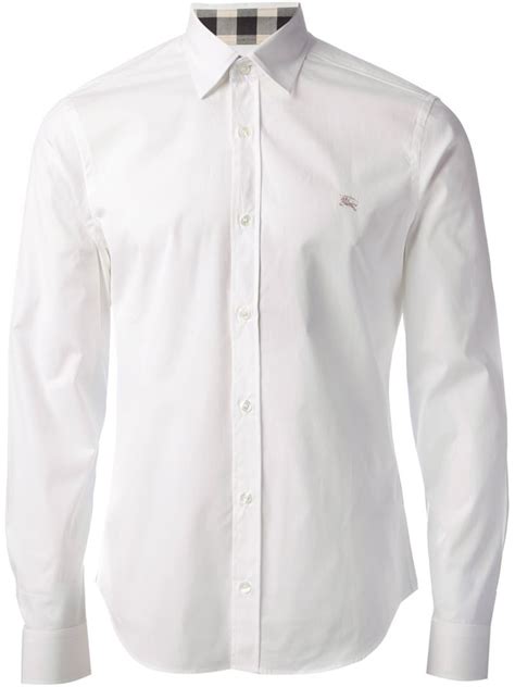 all white burberry shirt mens|burberry men's shirts clearance.